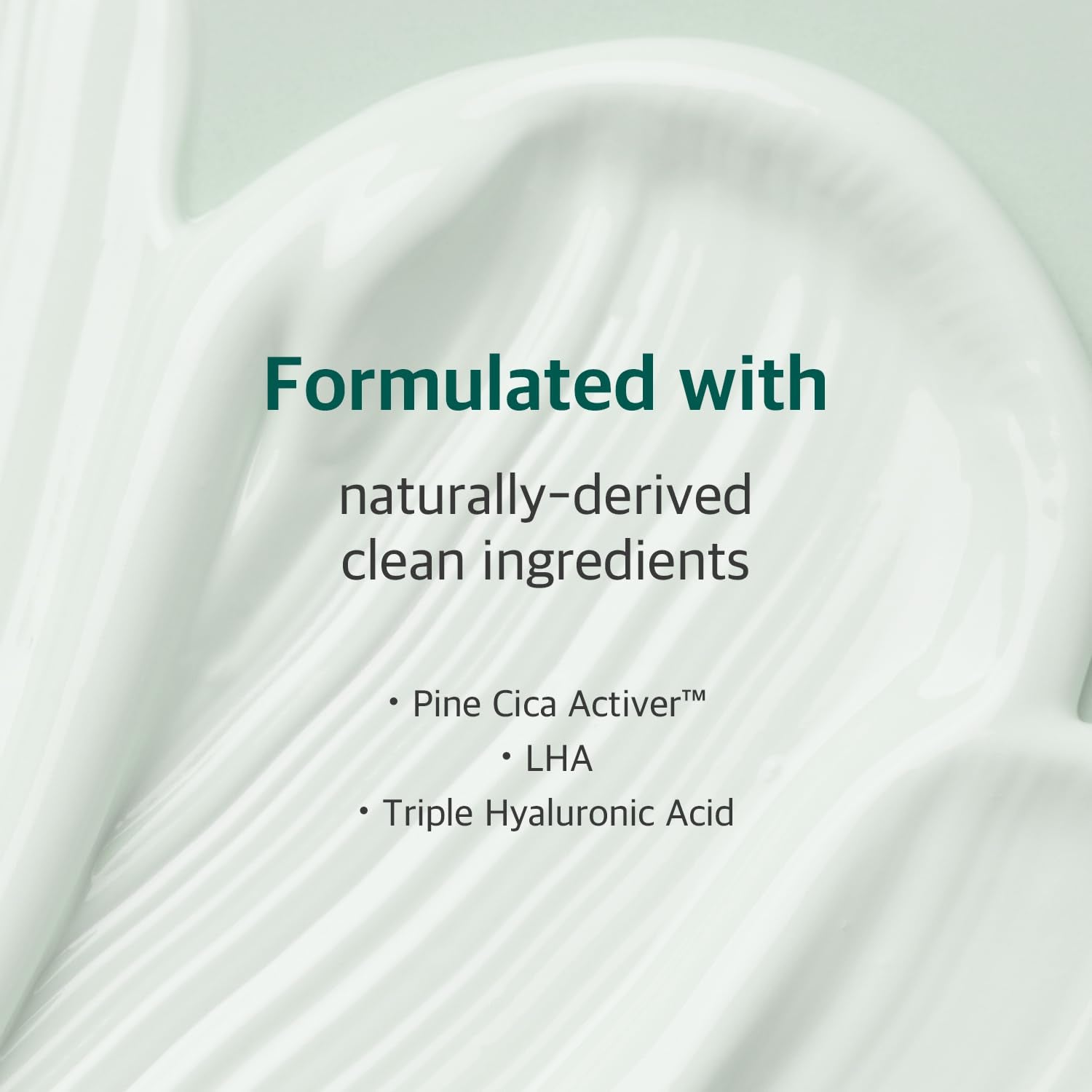 Peau apaisée après irritations avec ROUND LAB Pine Calming Cica Cream.