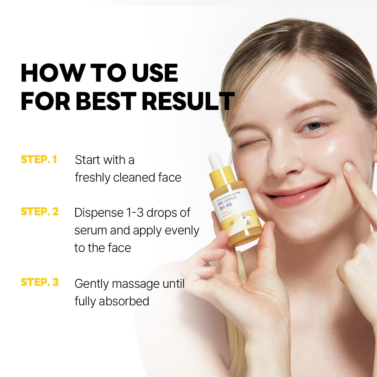 ROUND LAB Vita Niacinamide – antioxydants et extraits vitaminés pour protéger la peau