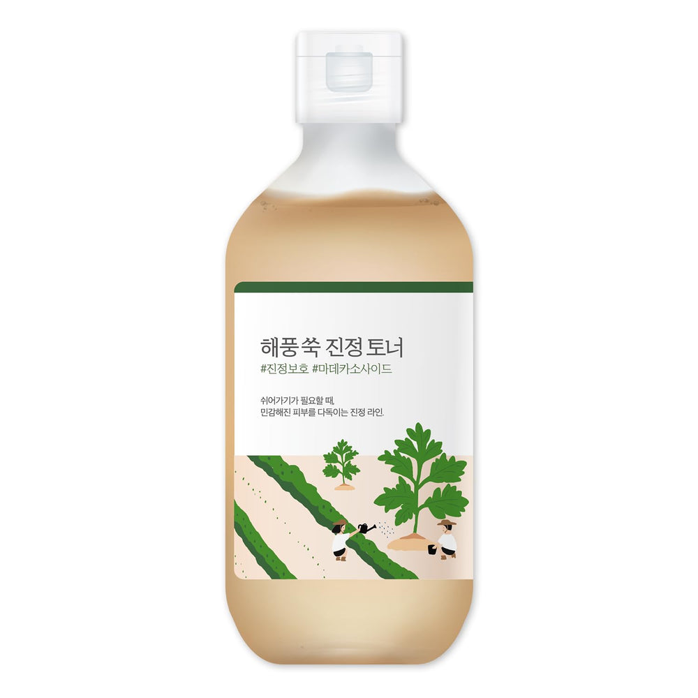 ROUND LAB Mugwort tonique apaisant en flacon 300 ml pour une peau calme.