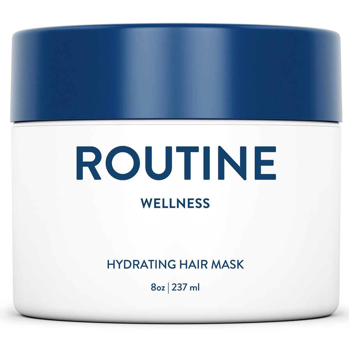 Routine Wellness masque cheveux — bouteille montrant le soin intensif pour cheveux secs et abîmés