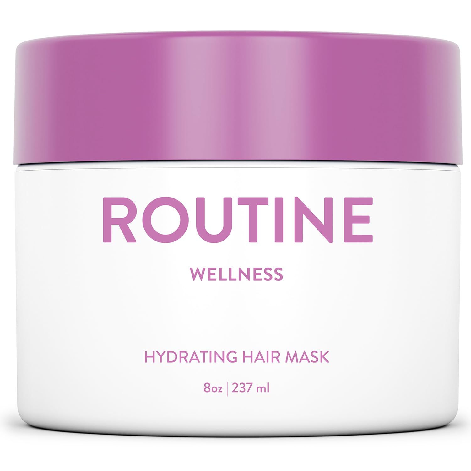 Routine Wellness Masque Cheveux Rose Musquée : bouteille prête à l’emploi pour hydrater en profondeur.