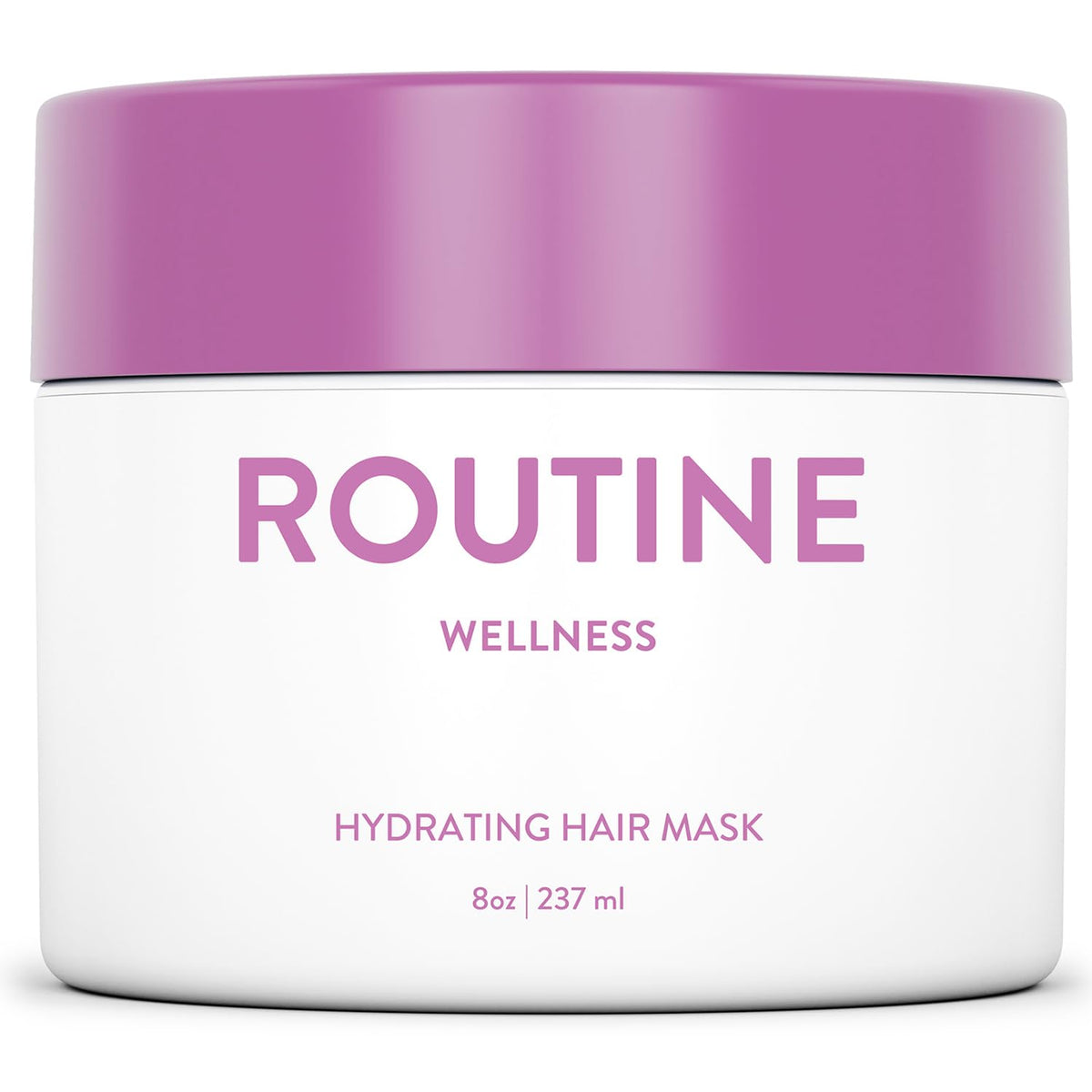 Routine Wellness Masque Cheveux Rose Musquée : bouteille prête à l’emploi pour hydrater en profondeur.
