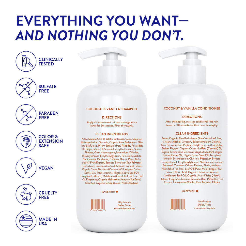 Routine Wellness Parfum vanille coco — fragrance fraîche et durable