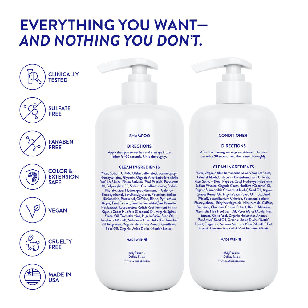 Usage quotidien Routine Wellness – hydratation douce facilitant le coiffage.