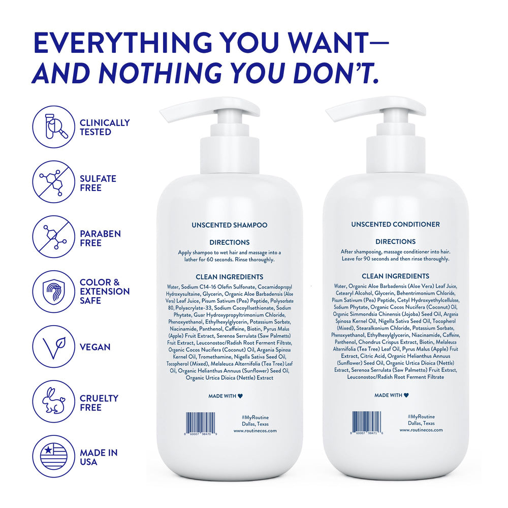 Utilisation quotidienne à domicile pour nourrir et donner du corps aux cheveux fins.
