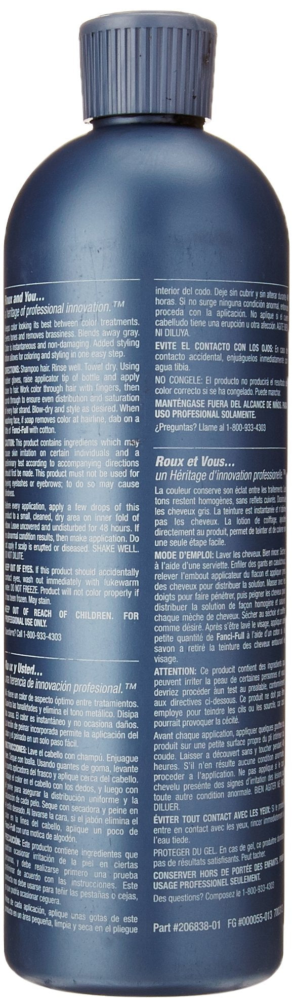 Roux Fanci-Full Rinage: usage après relaxage pour facilité et éclat.
