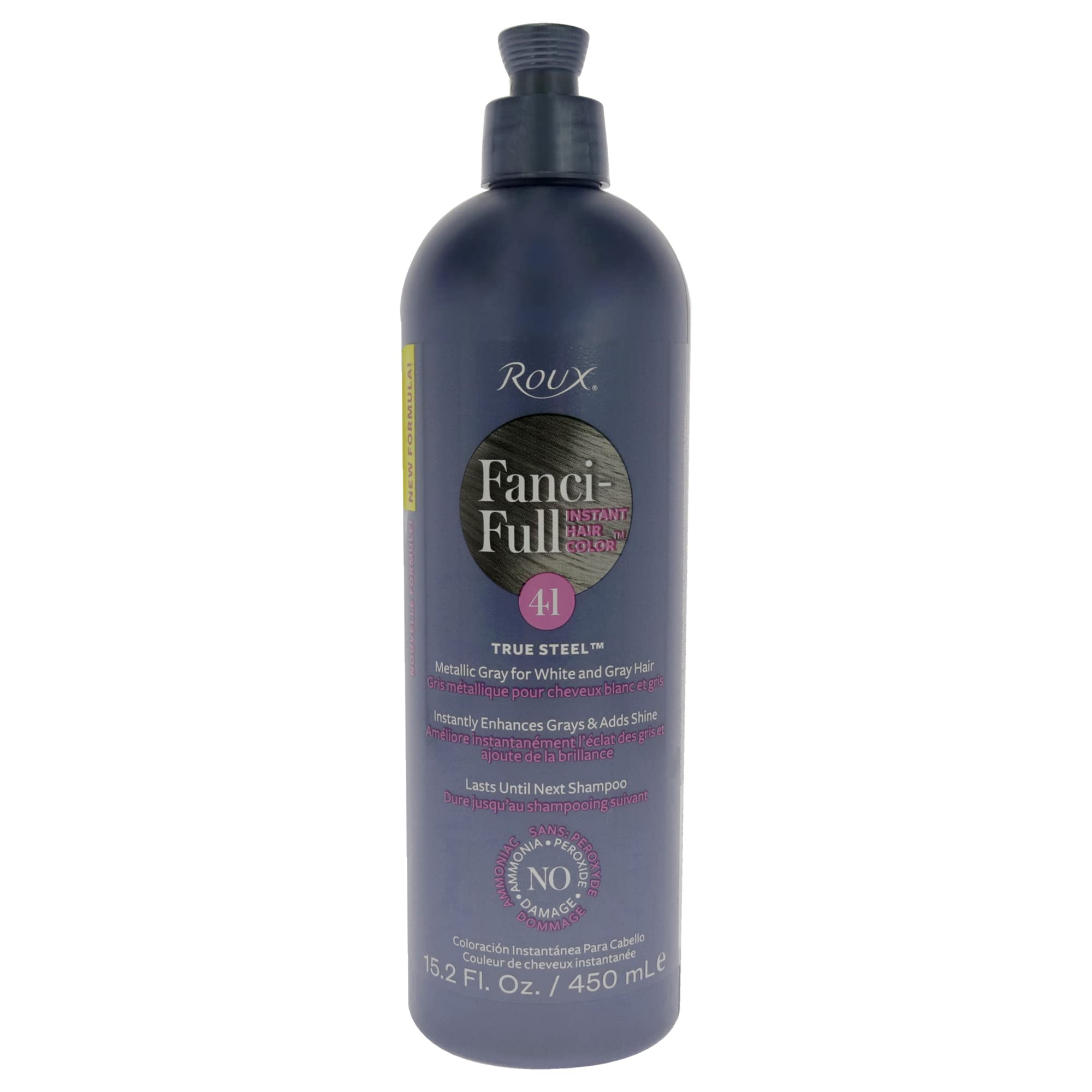 Roux Fanci-Full Rinçage bouteille-application cheveux estompe rapidement les gris