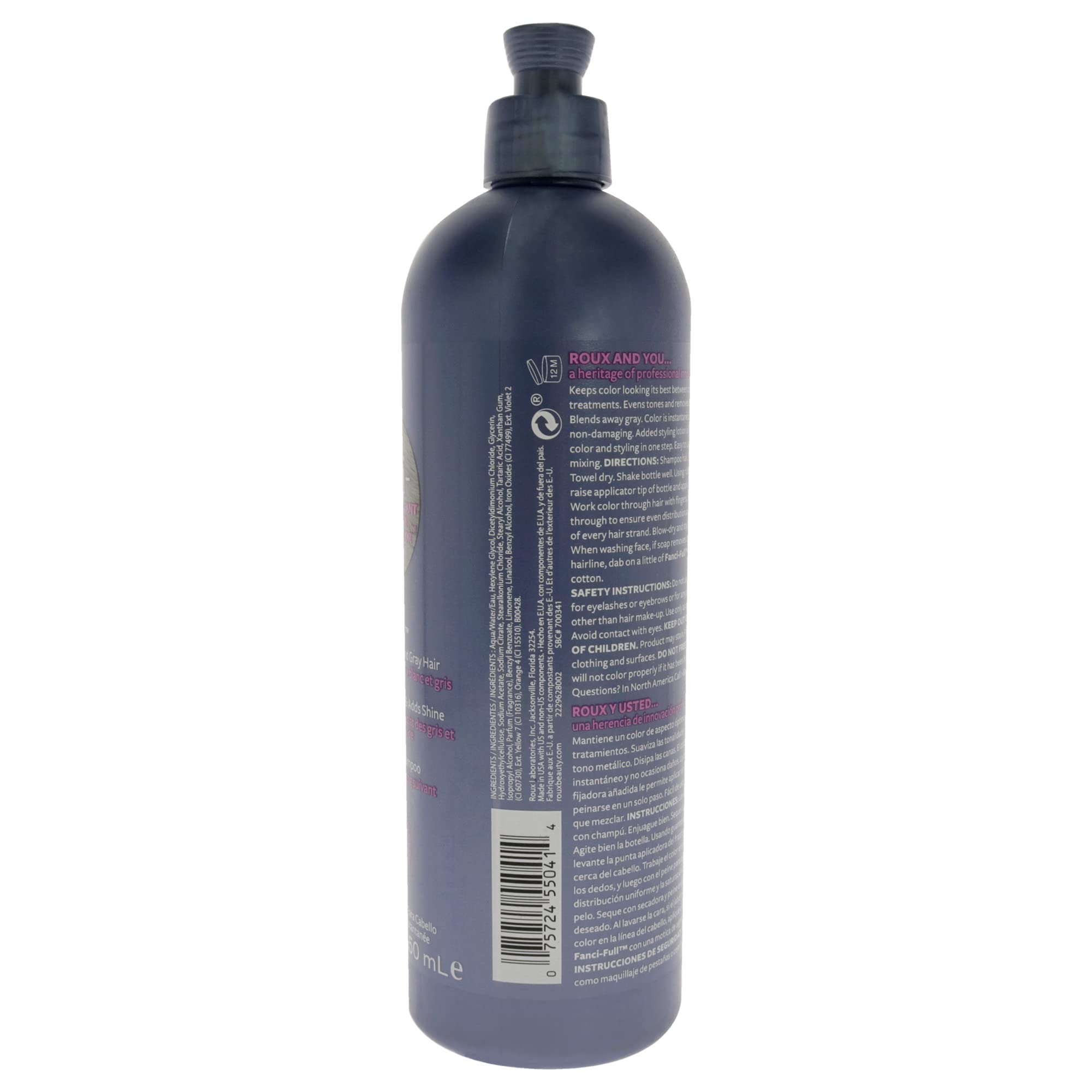 Roux Fanci-Full Rinçage creme-colorante-cheveux offre douceur et brillance naturelle