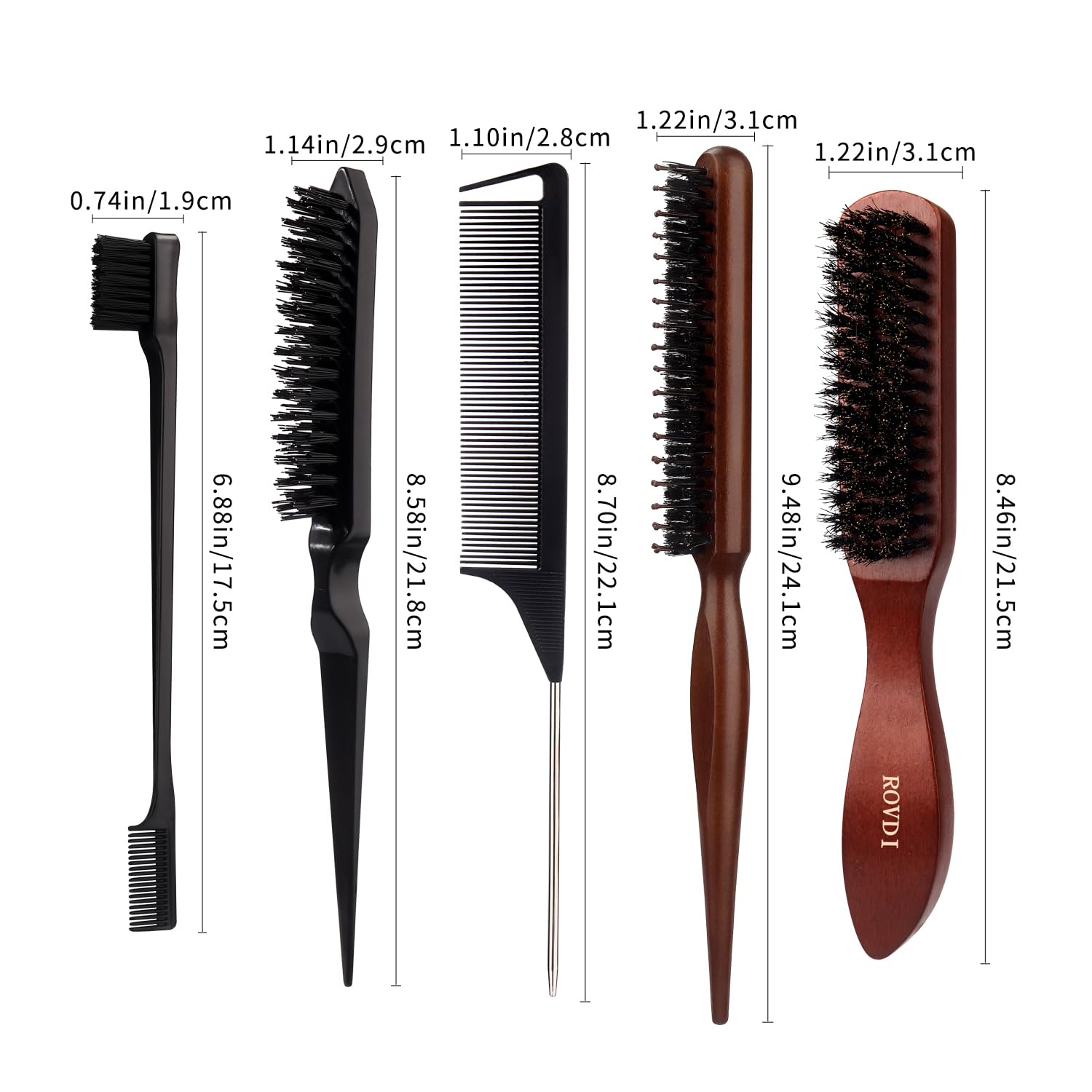 ROVDI peigne volumisant pour ajouter du volume sur la couronne.