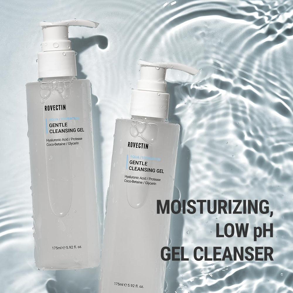ROVECTIN Aqua Cleansing Gel, étape secondaire dans le double nettoyage.