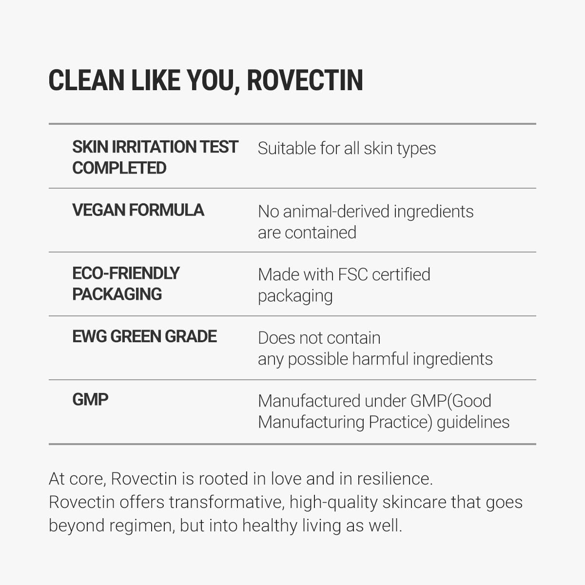ROVECTIN Essence Aqua Hyaluronique – Utilisation quotidienne simple pour hydrater et lisser