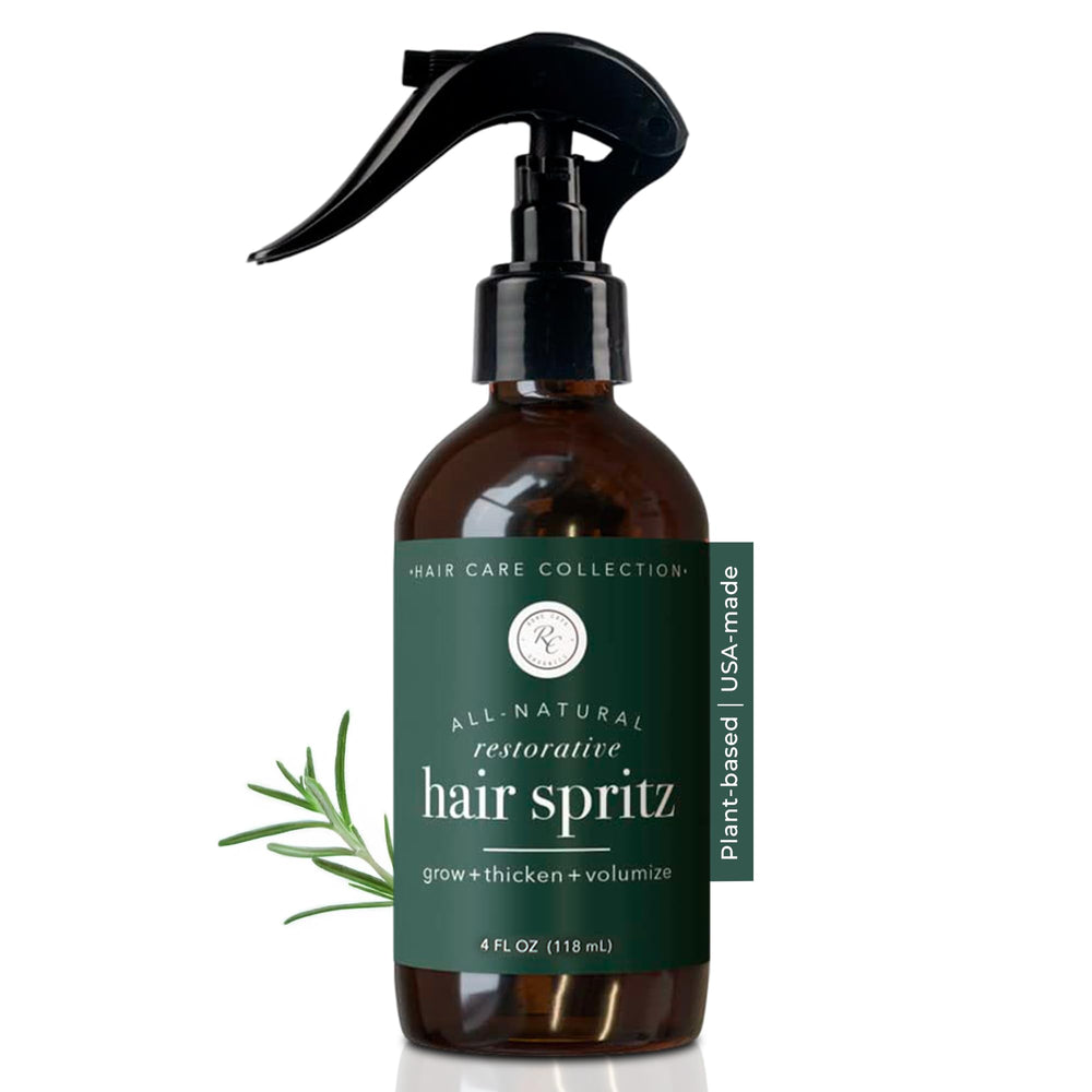 Brume nourrissante Rowe Casa Organics pour cheveux, application légère et soin du cuir chevelu.
