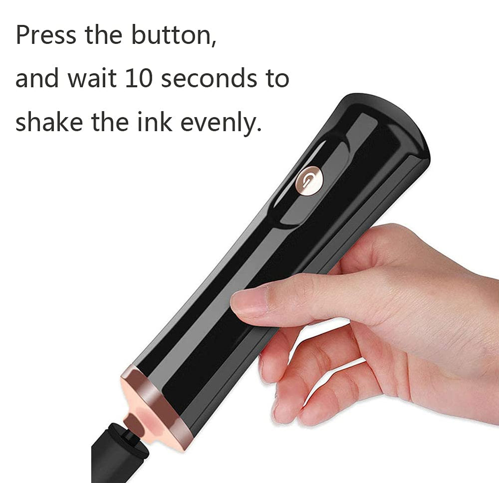 Rowzzi Shaker Bouton Poussoir active le mélange en 10 secondes.