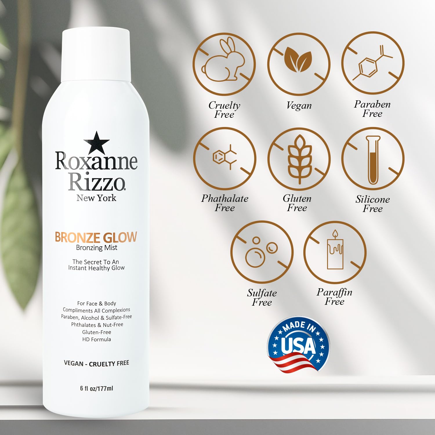 Roxanne Rizzo Bronze Glow finition modulable sans accumulation