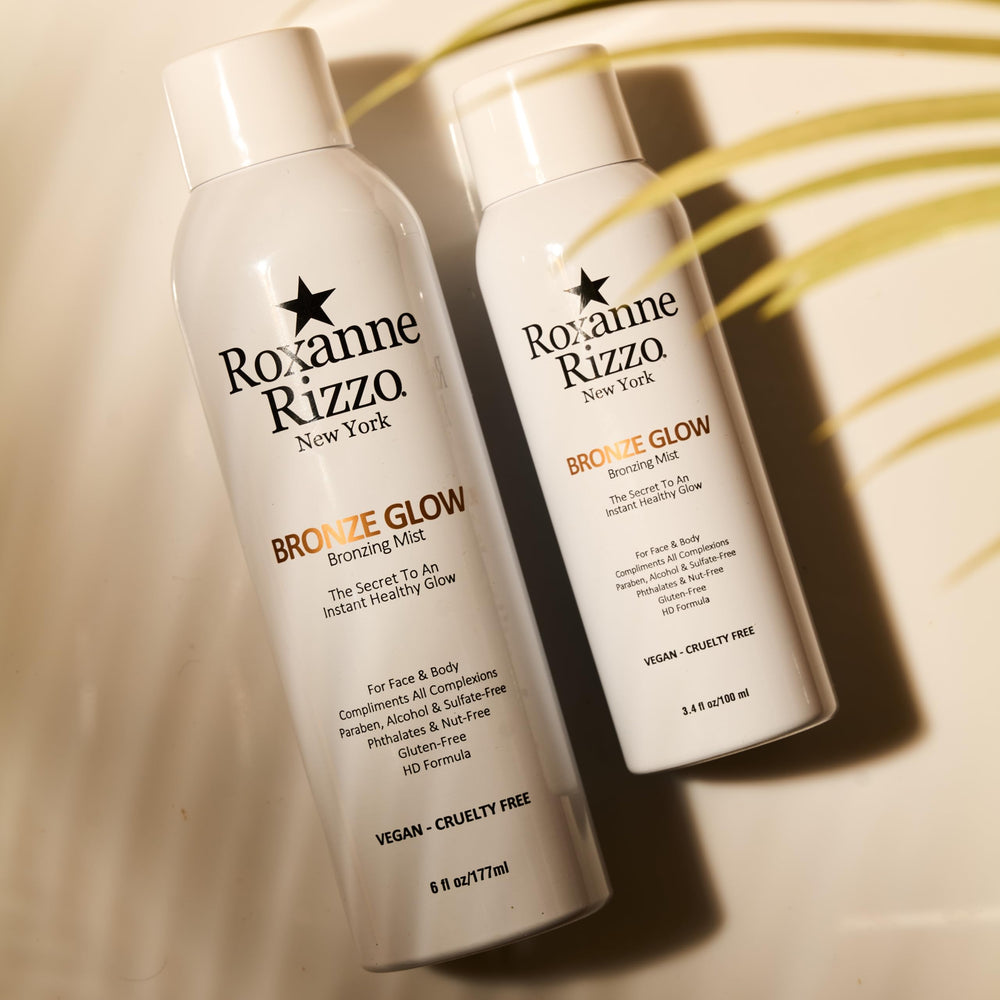 Roxanne Rizzo Bronze Glow flacon compact pour les voyages