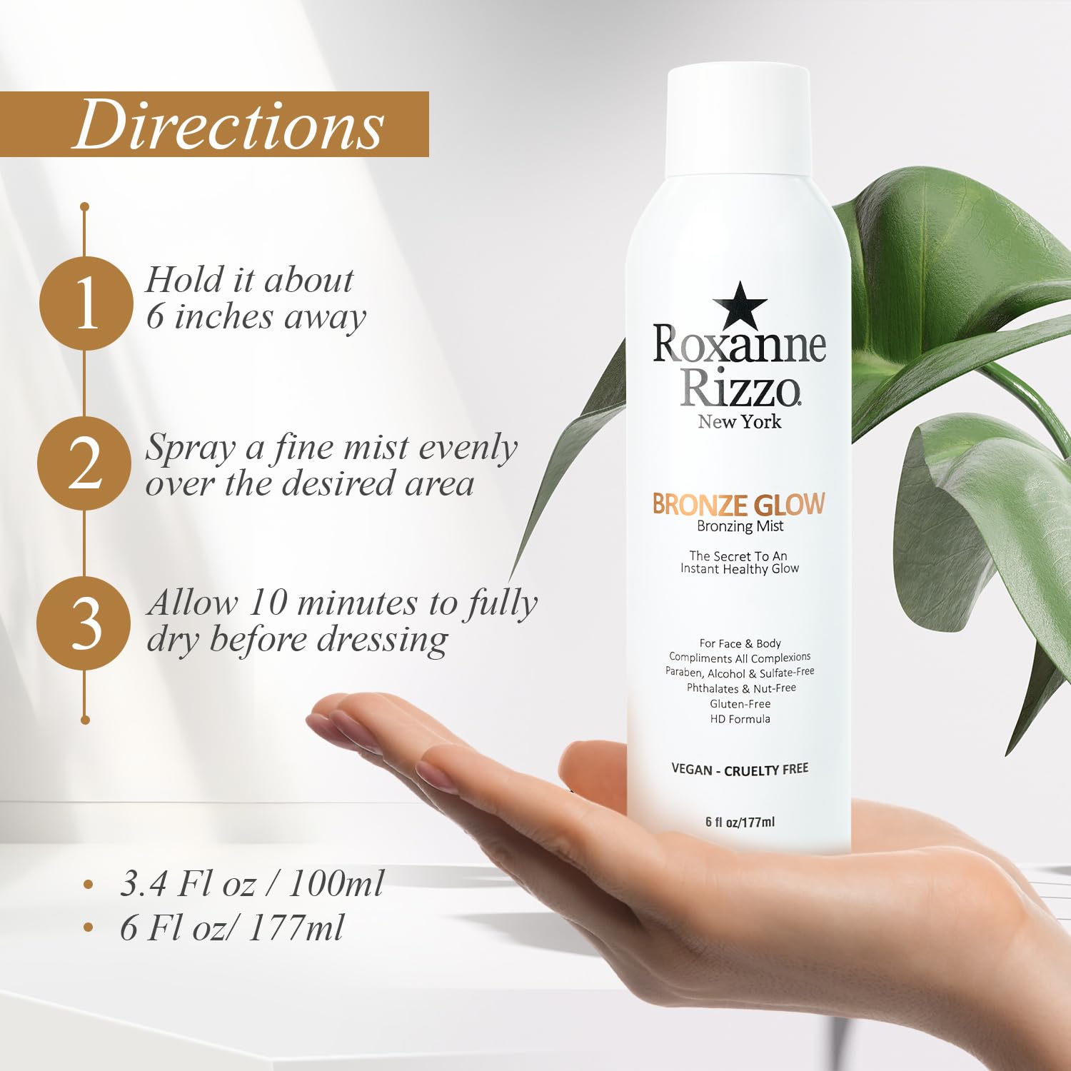 Roxanne Rizzo Bronze Glow teinte naturelle se fond sur la peau