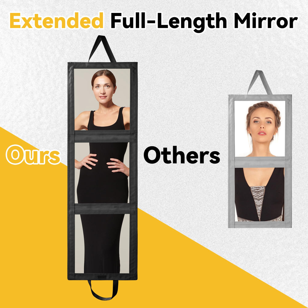 ROYALAY Miroir dressing coulisses noir — pratique lors des sessions photo et défilés.