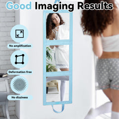 Miroir ROYALAY posé sur table pour évaluer tenues et gestes.