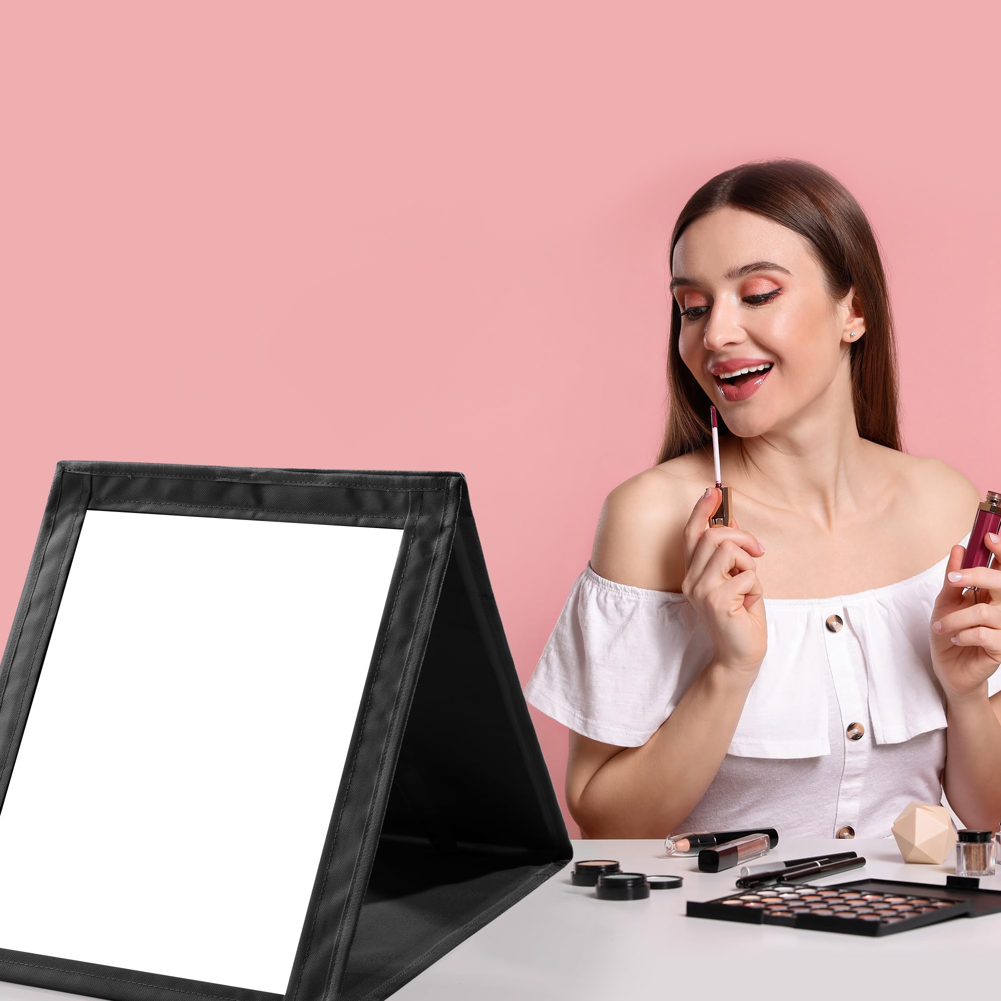 ROYALAY Miroir sur table noir — angle large et mise en place rapide.