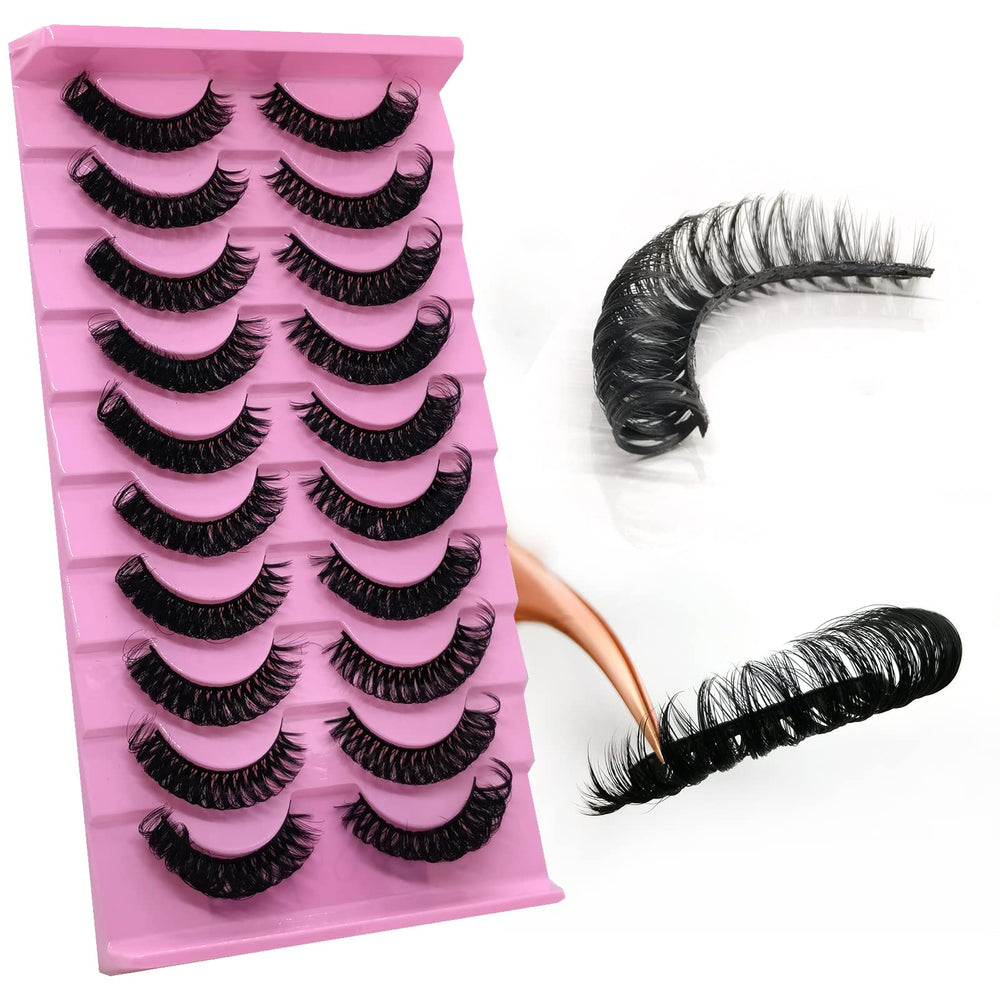 Royaomis cils faux 3D D-Curl 15mm pour un regard intense et naturel