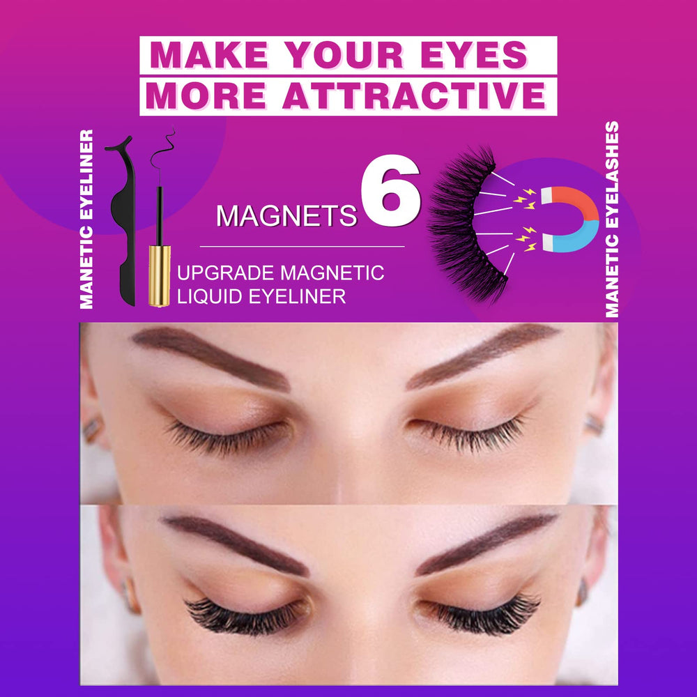 Royaomis cils magnétiques tailles variées pour divers looks.