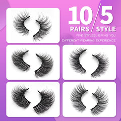 Cils Royaomis d’aspect naturel, adaptés à plusieurs occasions.
