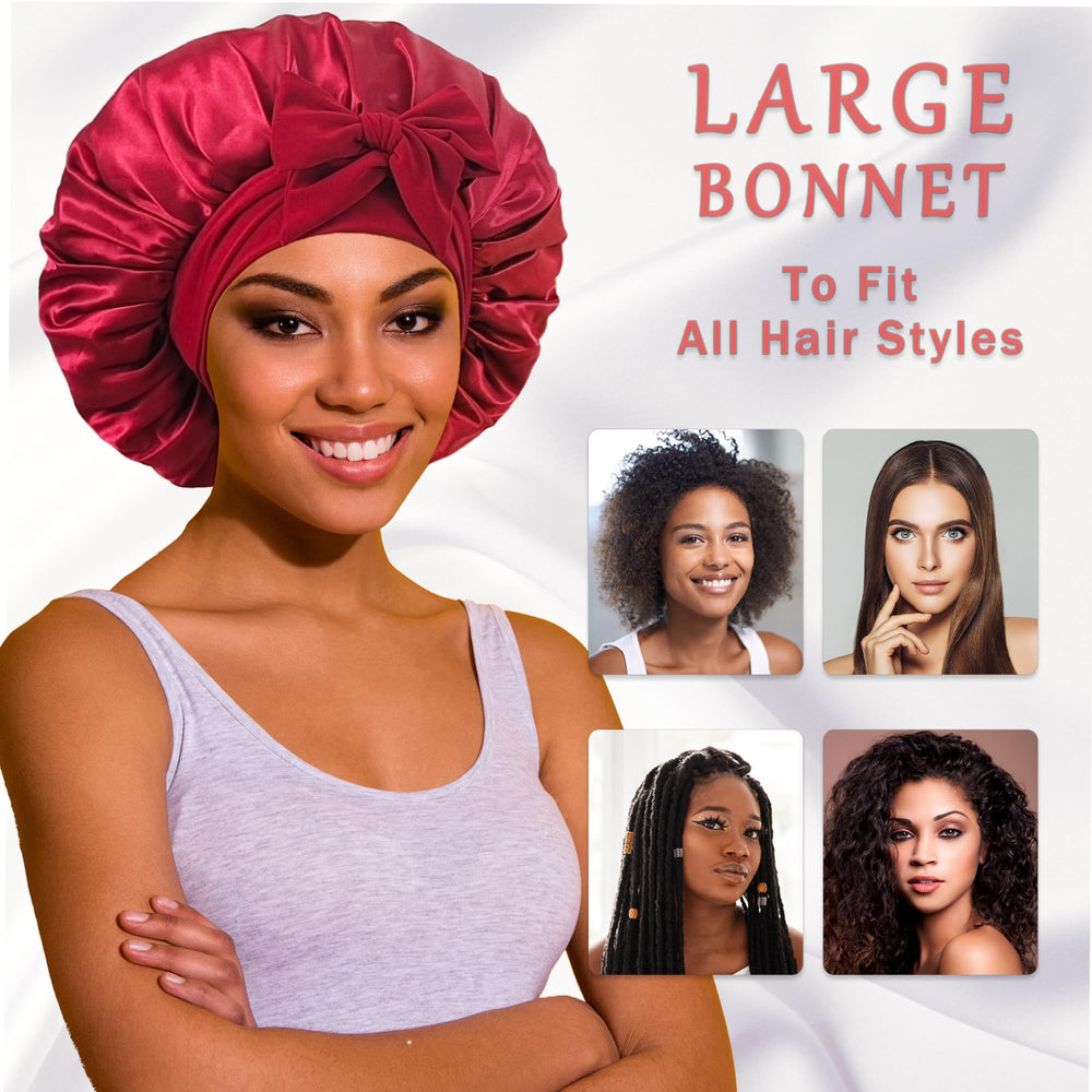 RoyBENS bonnet-confort-nuit pour routine capillaire sans contrainte.