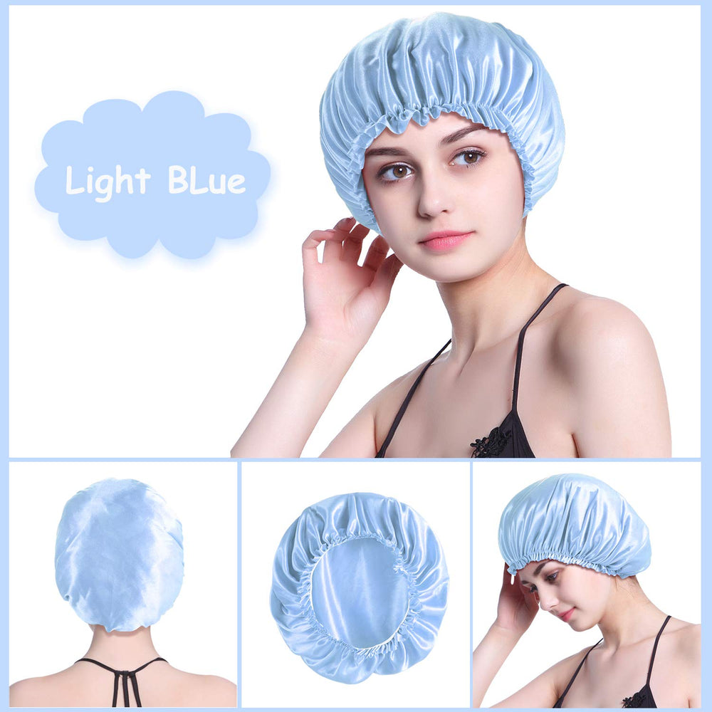 ROYBENS bonnet de nuit satin taille unique, confort toute la nuit