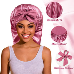 ROYBENS bonnet satin avec bande extensible assure un ajustement confortable.