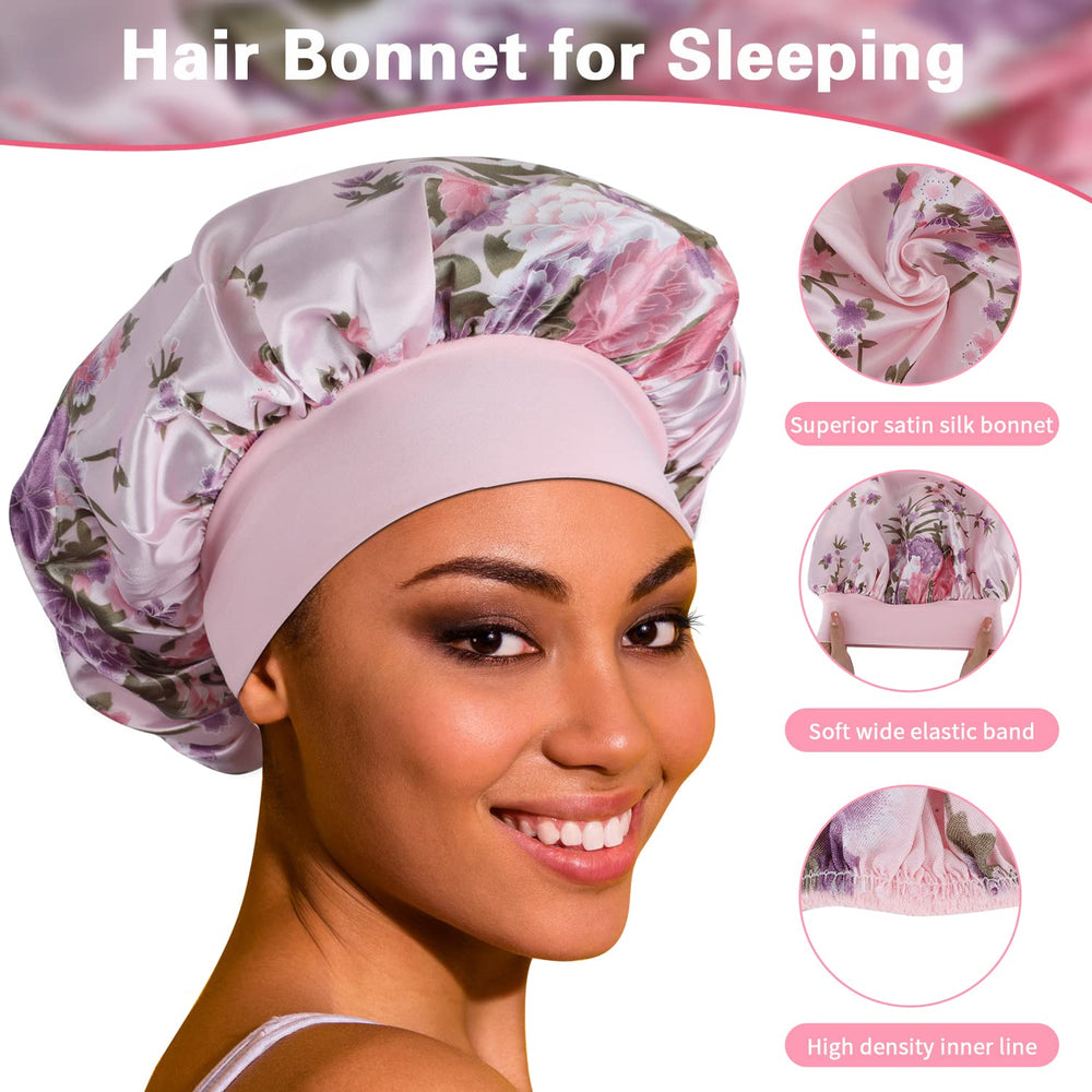 RoyBens bonnet satin dormir – entretien à froid pour préserver l'éclat du satin.
