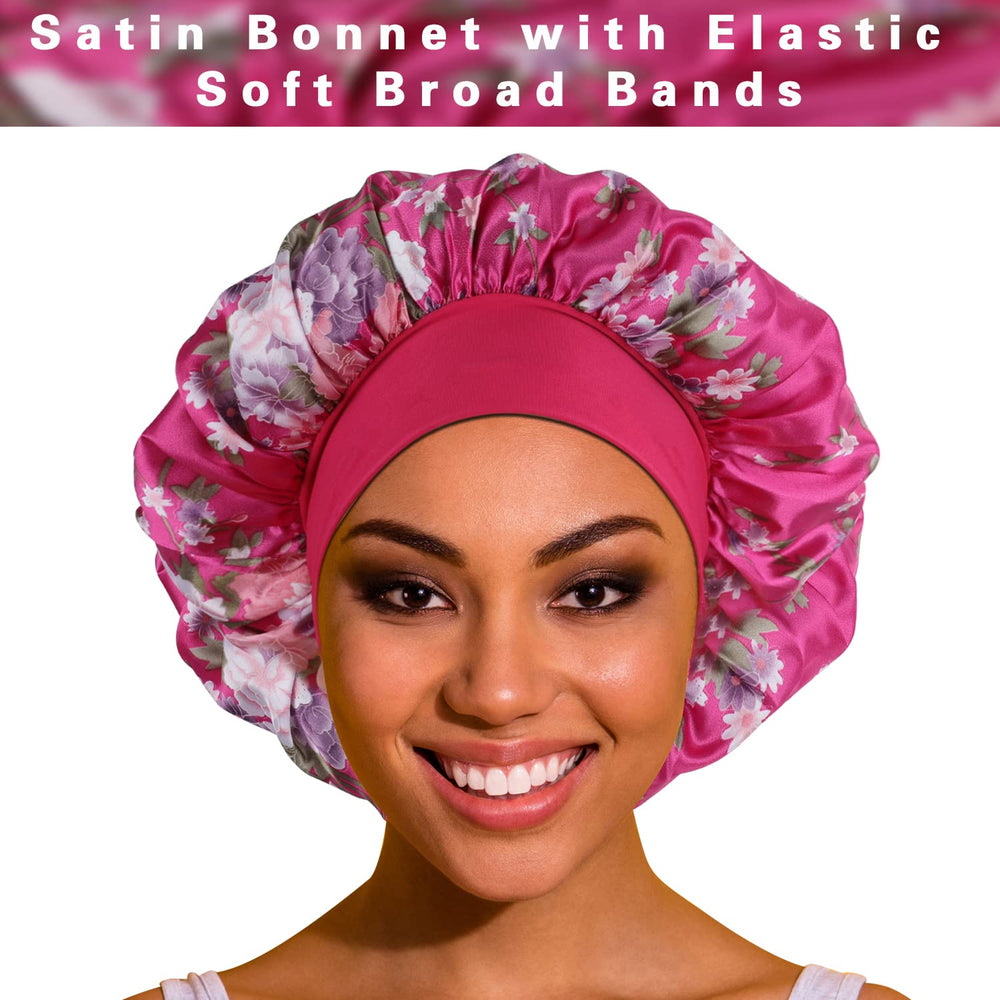 Bonnet ROYBENS satin premium, toucher soyeux pour protéger les cheveux la nuit