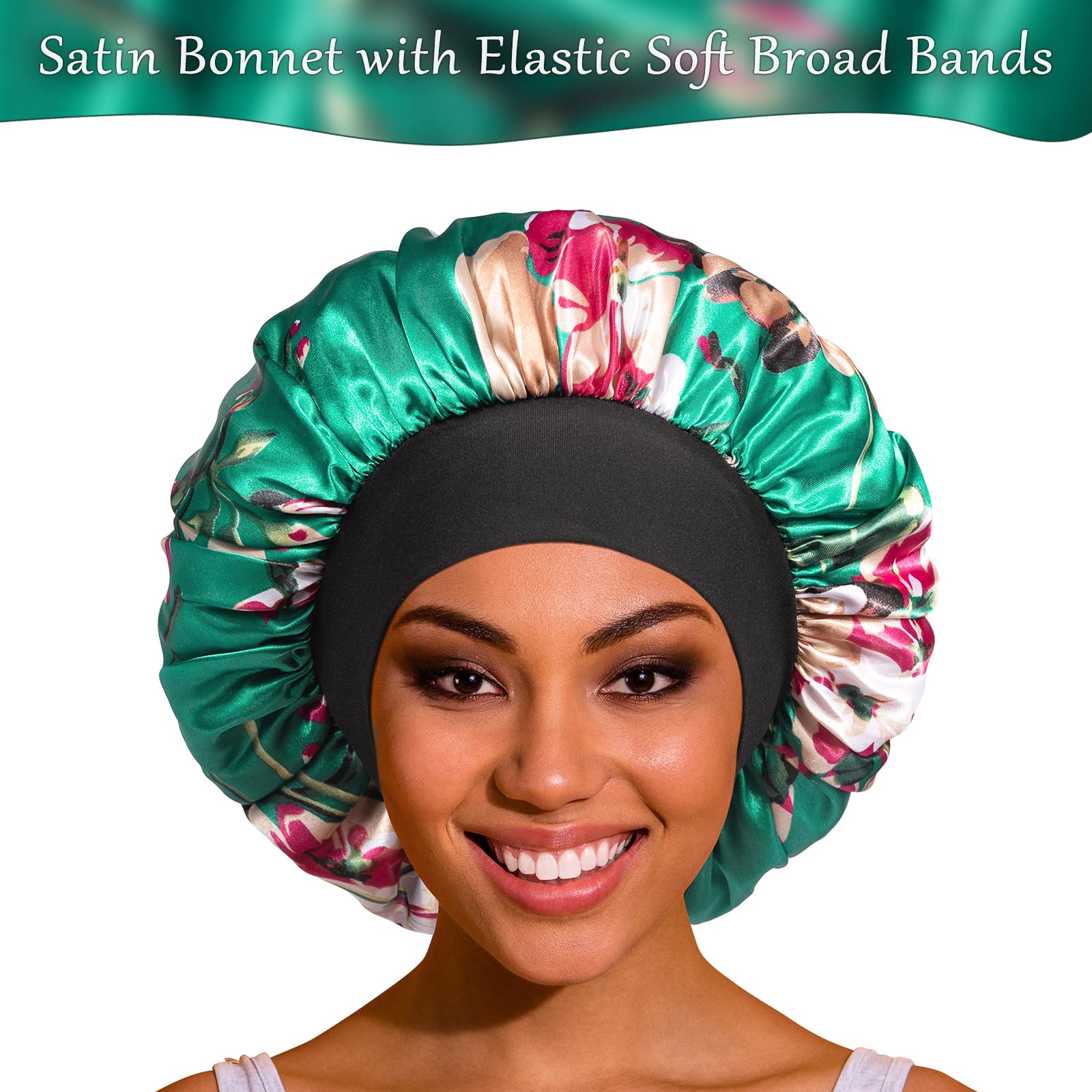 ROYBENS bonnet satin qualité premium, douceur soyeuse et protection des cheveux.