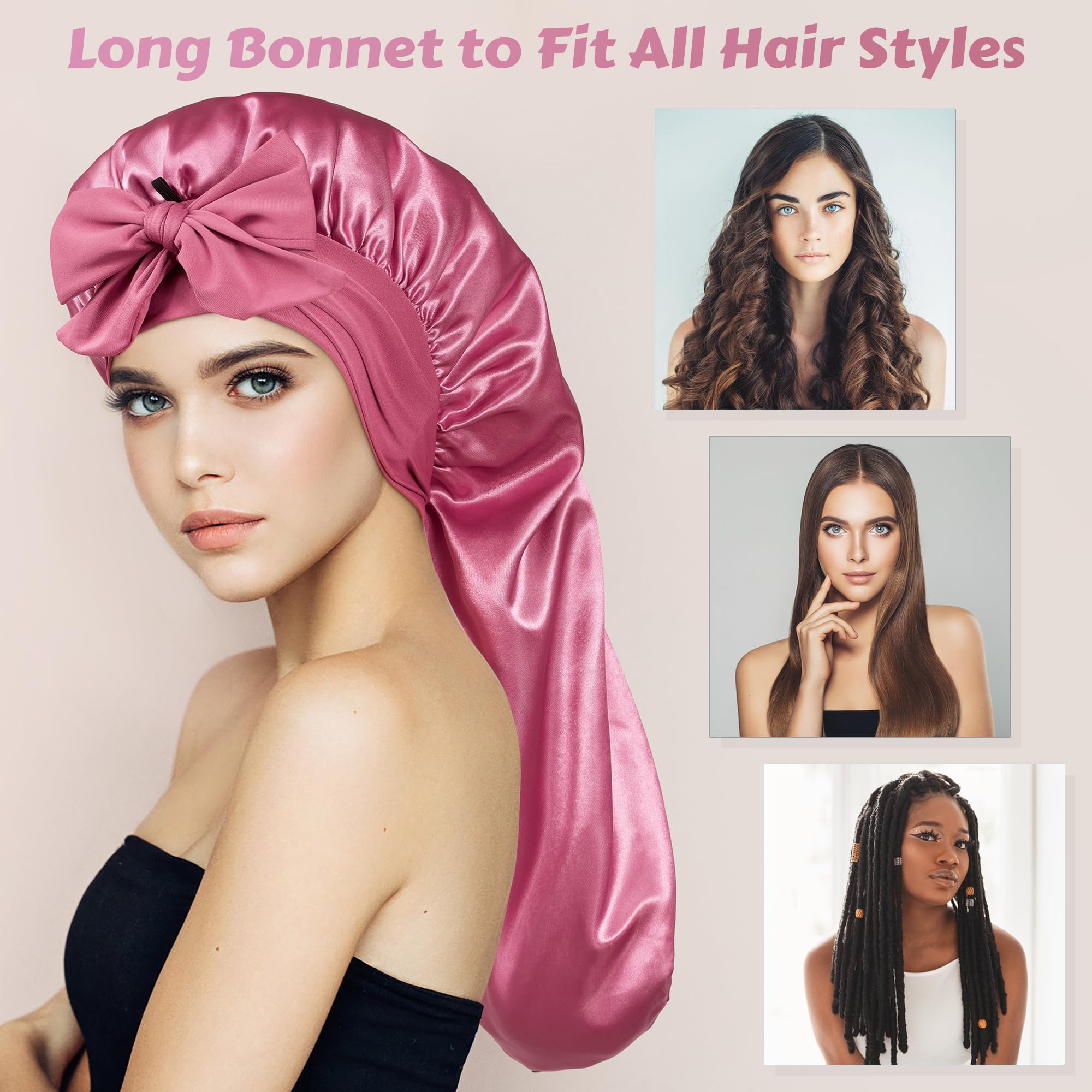 ROYBENS bonnet satin utilisé quotidiennement pour soins du visage et sport.