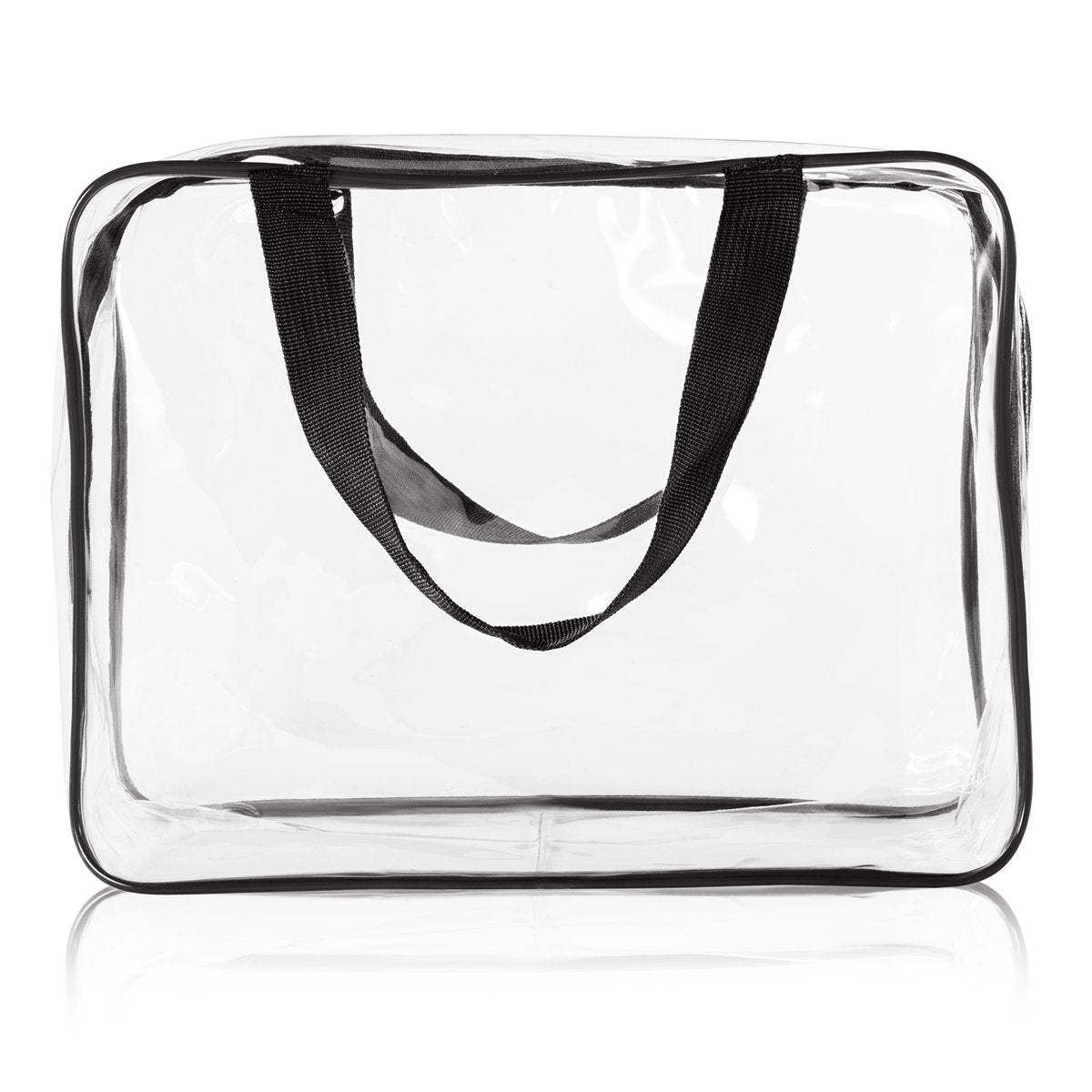 Pochette rangement ROYBENS transparent PVC, organisation facile lors du voyage.