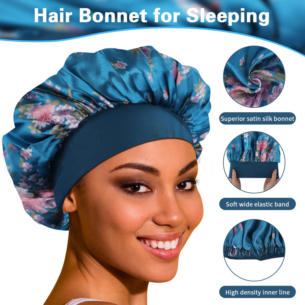 Ouverture généreuse du bonnet ROYBENS pour cheveux longs ou epais