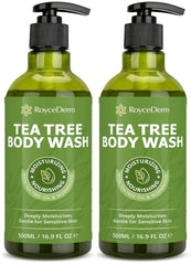 Roycederm Douche antifongique avec huile d’arbre à thé pour un nettoyage doux