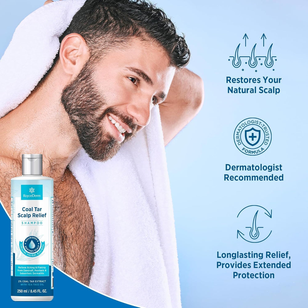 Roycederm massage-cuir-chevelu-relief; sensation apaisante lors de l’application.