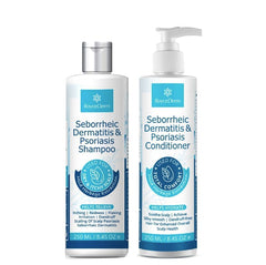 Roycederm Shampoing séborrhéique en bouteille, potentiel soulagement des démangeaisons du cuir chevelu