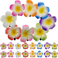 ROYHOO pinces fleurs frangipanier mousse, ensemble de 8 couleurs pour mariage