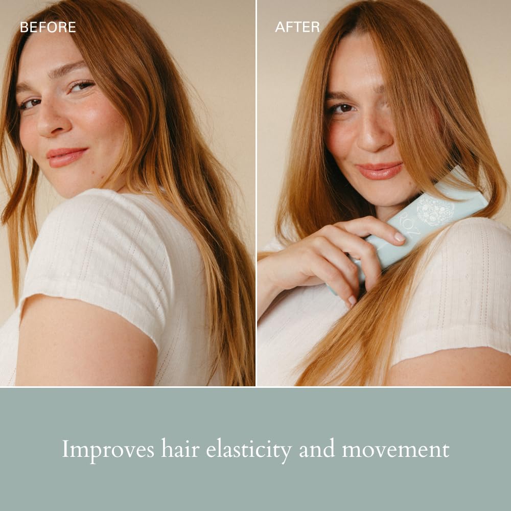 Cheveux après soin: brillance et douceur visibles