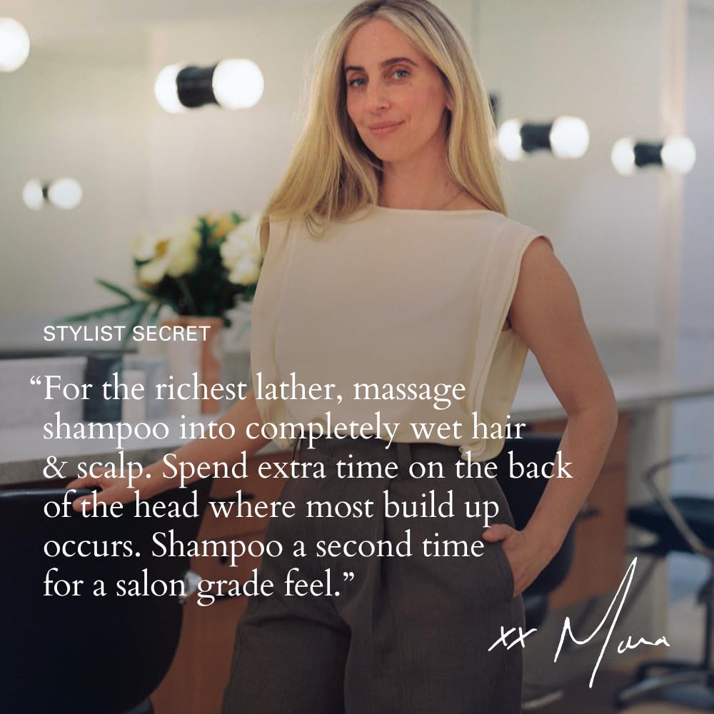 RŌZ Shampoing : parfum naturel et frais, expérience de lavage agréable.