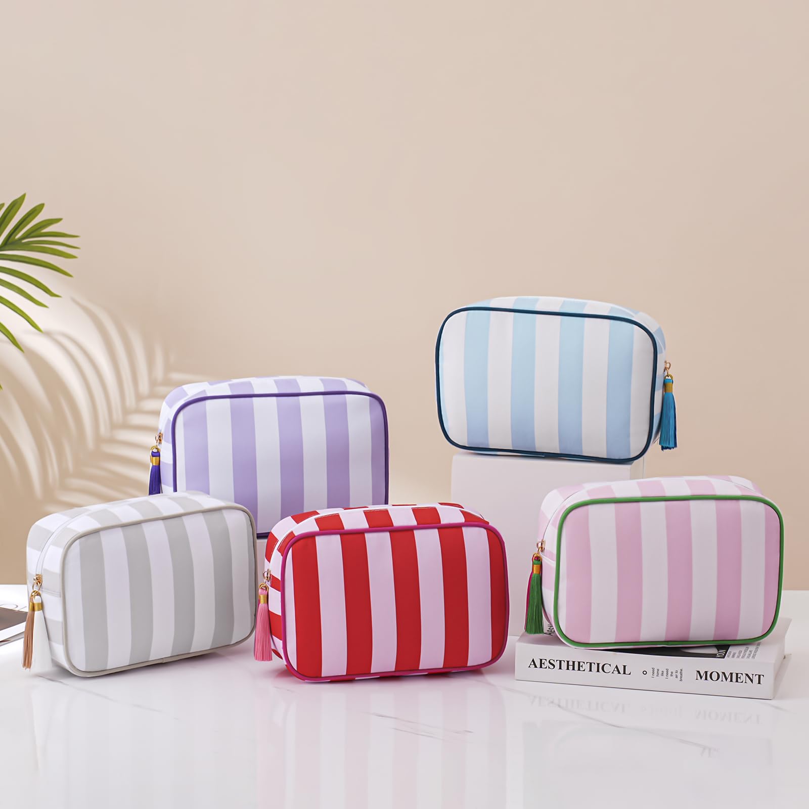 RSRSLEII accessoire beauté toile rose, idéal pour gagner du temps en sac à main.