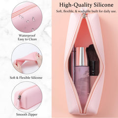 RSRSLEII étui pinceaux durable silicone: matériau résistant et entretien facile.