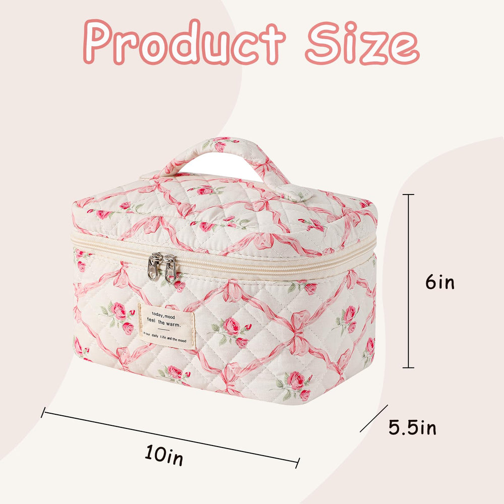 RSRSLEII fermeture robuste et pochette à maquillage facile à ouvrir et protéger