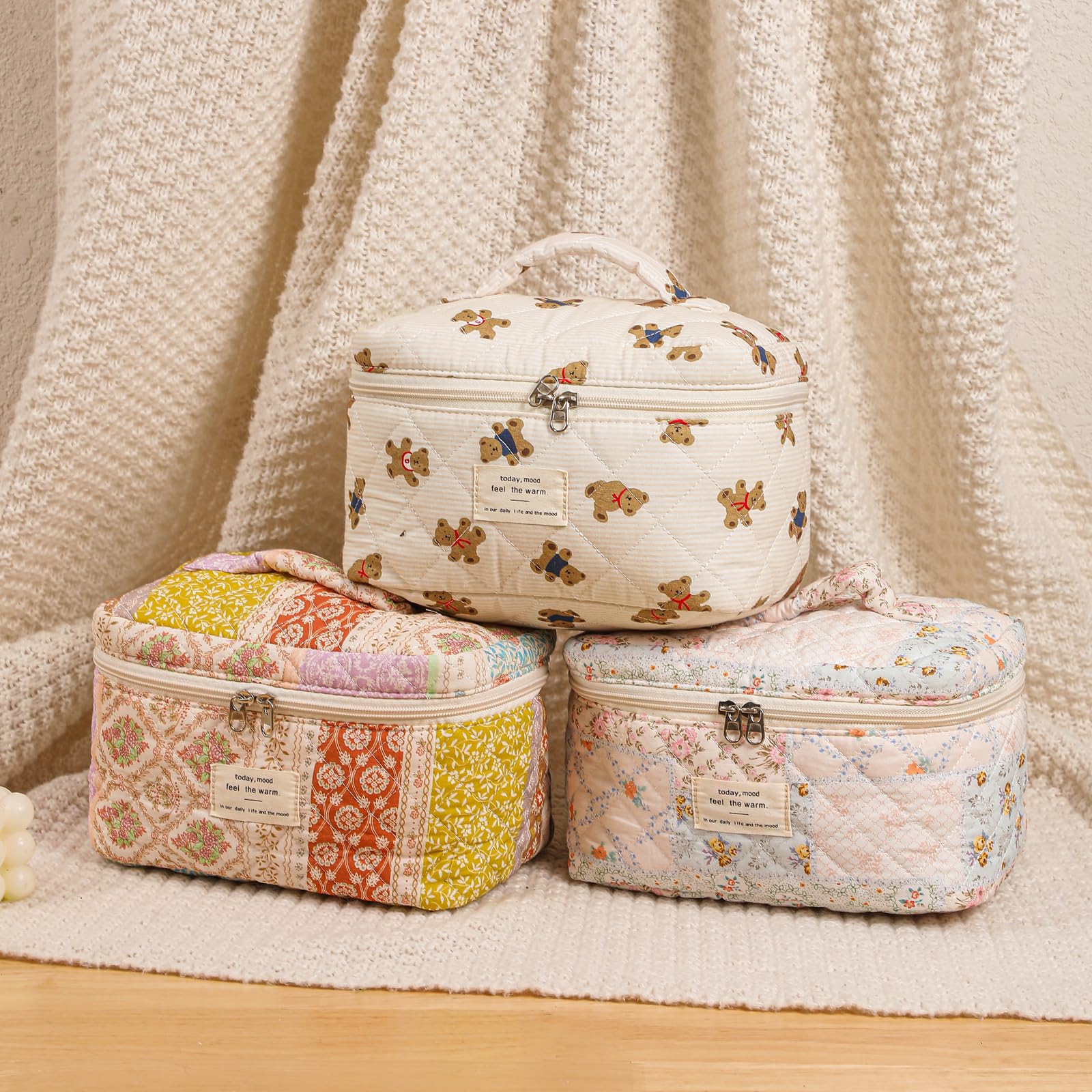 RSRSLEII organisation quotidienne, pochette légère et lavable pour votre trousse beauté