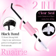 Ruairie brosse applicatrice noire pour une pose rapide et propre.