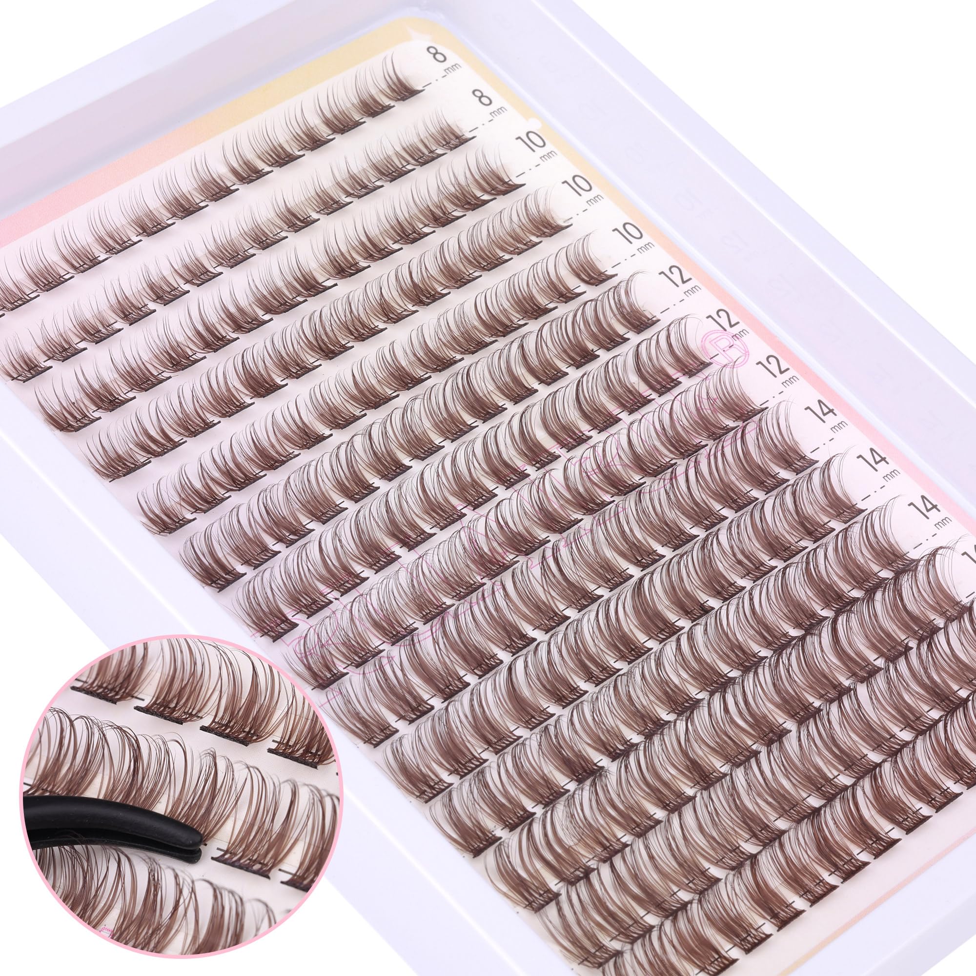 Ruairie clusters bruns 10mm — 42 pièces pour variations quotidiennes.