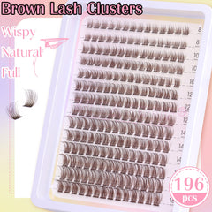 Ruairie clusters bruns 12mm — 42 pièces pour effet plus dense.