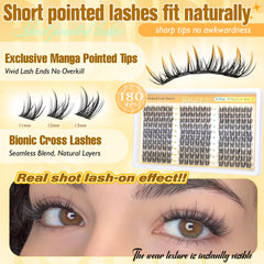 Ruairie Manga Lash: application facile pour débutants recherchant l’effet extensions.