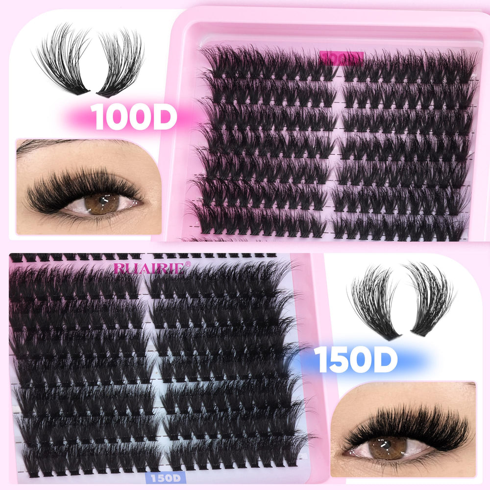 Ruairie deux styles 100D et 150D pour rendu naturel ou volumieux.